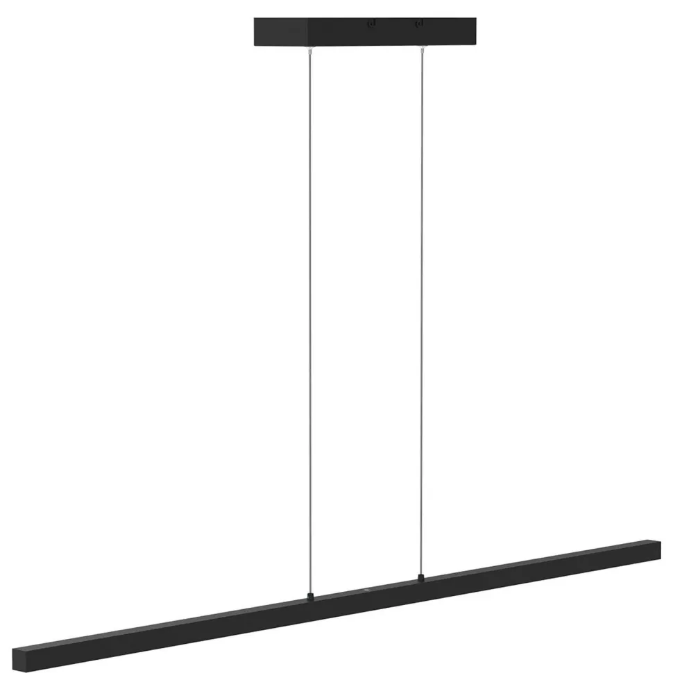 LED Hängelampe Schwarz L:114 cm 20 W 2700 K Modern