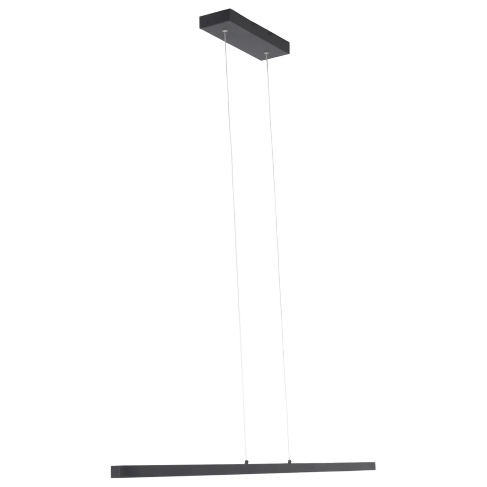 LED Hängelampe Schwarz L:114 cm 20 W 2700 K Modern