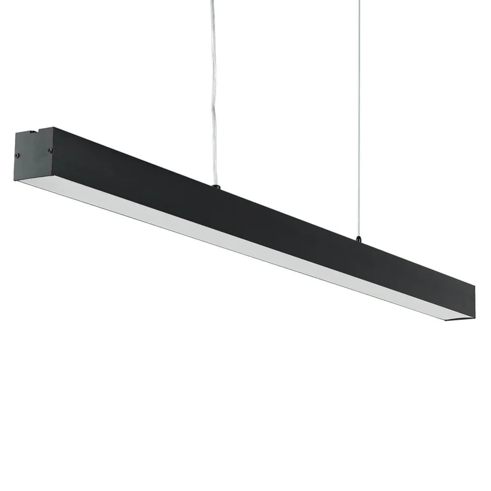 LED Hängelampe Schwarz Metall dimmbar L: 100 cm Modern