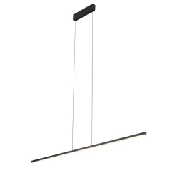 LED Hängeleuchte 3000 K 1150 lm Schwarz B; 150 cm länglich