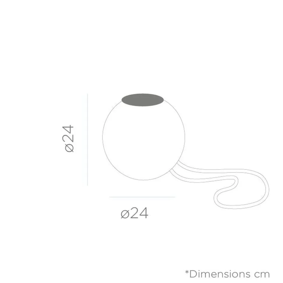 LED Hängeleuchte außen Akku Dimmer Farbwechsel IP65 Ø 24 cm