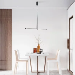 LED Hängeleuchte Glas Aluminium Farbwechsel 3000-6000 K