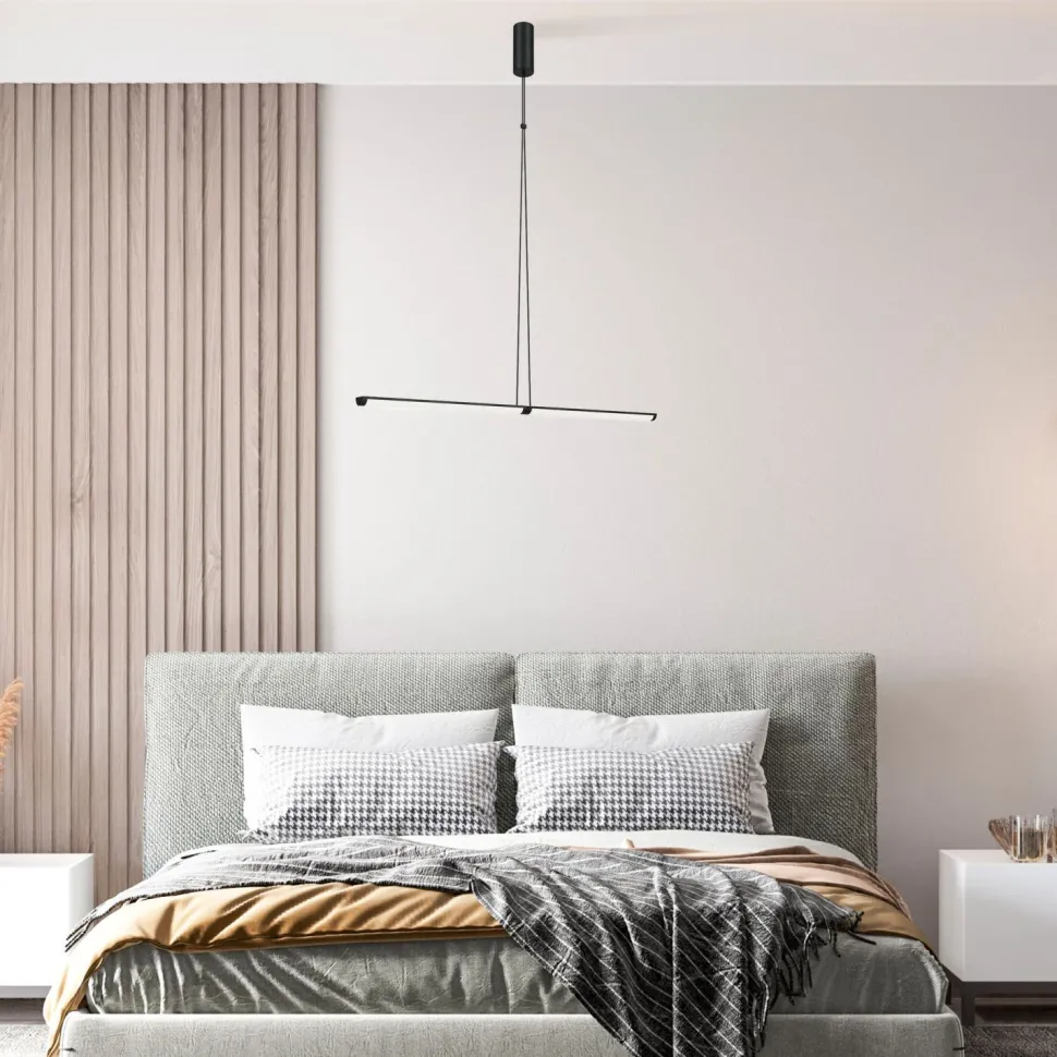 LED Hängeleuchte Glas Aluminium Farbwechsel 3000-6000 K