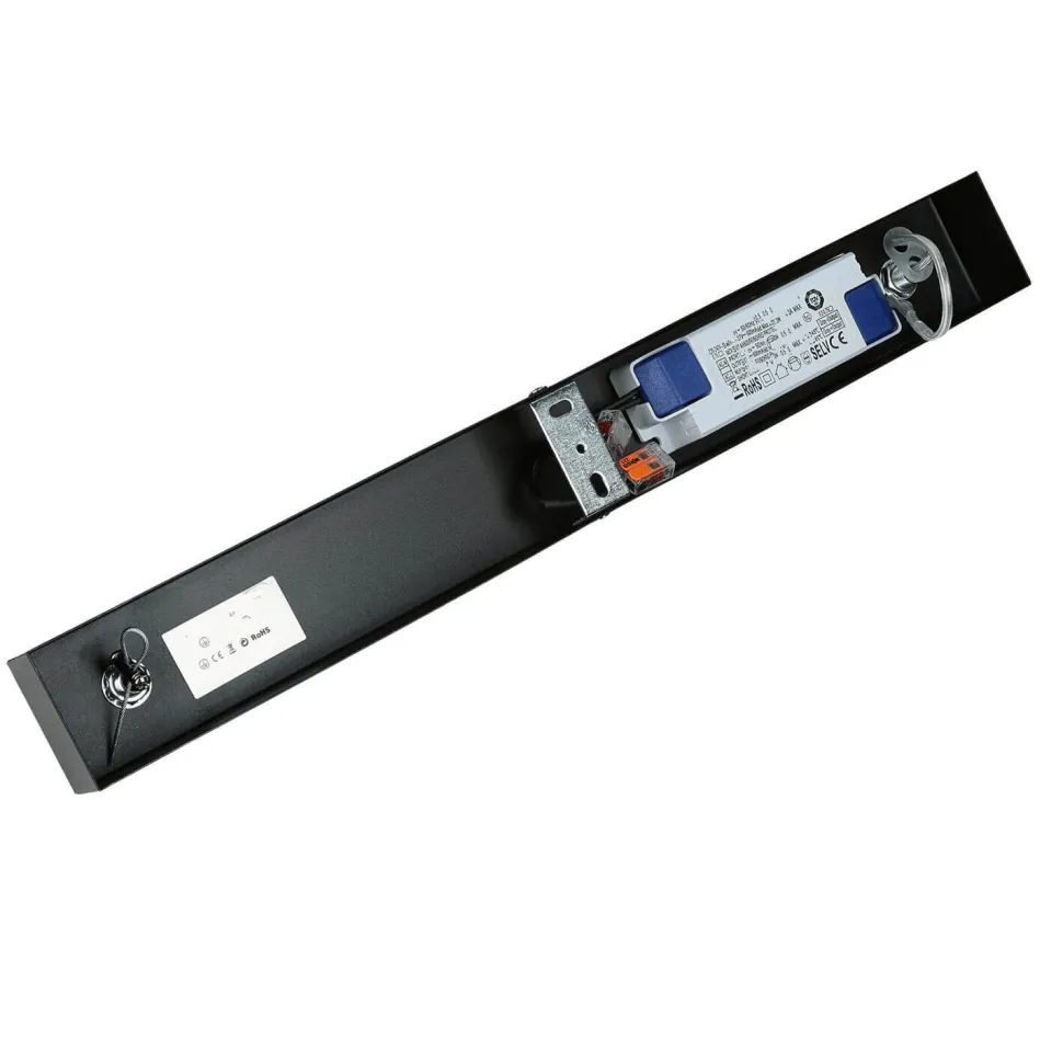 LED Hängeleuchte Metall Schwarz B: 100 cm 27W