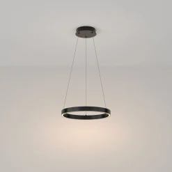 LED Kronleuchter Aluminium Ø 40 cm H: max. 120 cm rund