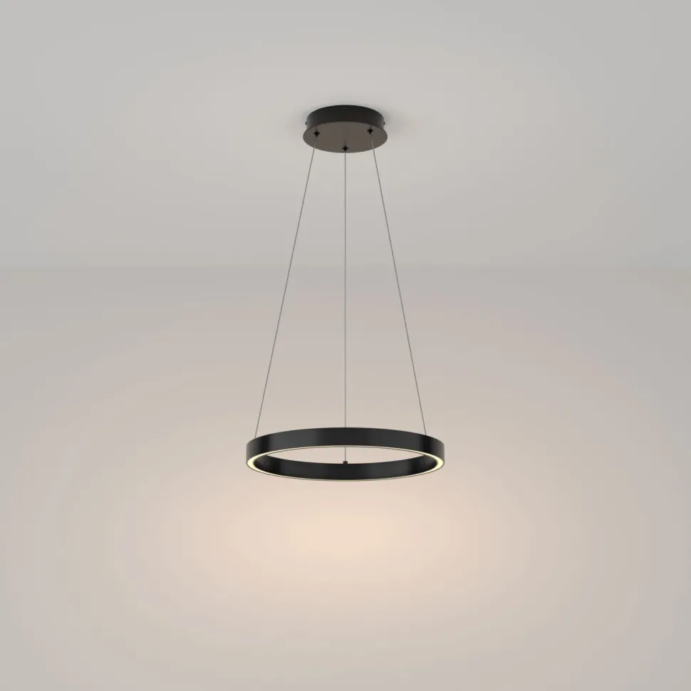 LED Kronleuchter Aluminium Ø 40 cm H: max. 120 cm rund