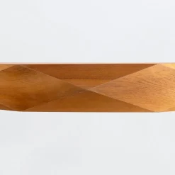 LED Kronleuchter Ring Teak Holz Furnier 3000 K Modern