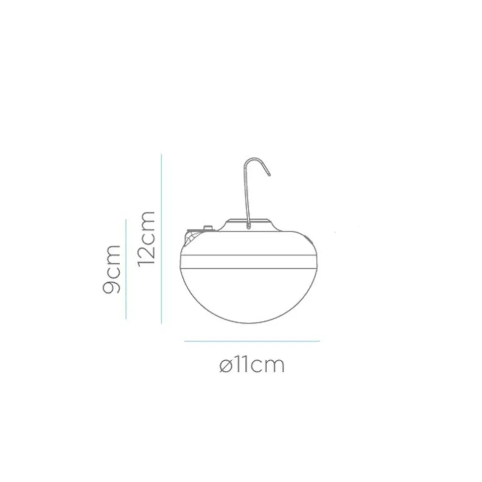 LED Leuchtmittel Akku Haken Magnet 2700 K dimmbar USB Solar CHERRY