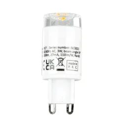 LED Leuchtmittel G9 3000 K 3W H: 52 mm - LM139