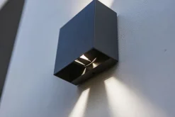 LED Outdoor Wandleuchte Aluminium 4000 K IP54 Up Down