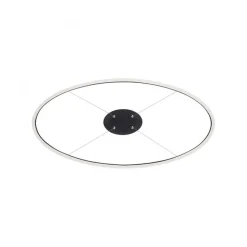 LED Pendelleuchte Anthrazit oval 3000 K L:80 cm dimmbar
