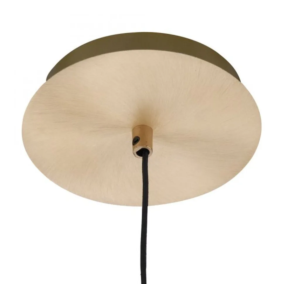 LED Pendelleuchte in Messing Metall Ø2,5 cm 4 W dimmbar