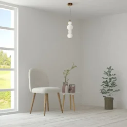 LED Pendelleuchte Metall Glas B: 14,7 cm H: max. 169 cm