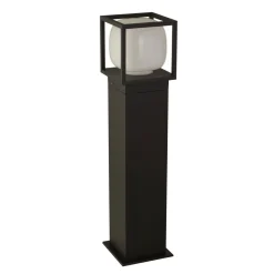 LED Pollerleuchte 65 cm IP54 Schwarz Weiß 3000 K 746 lm