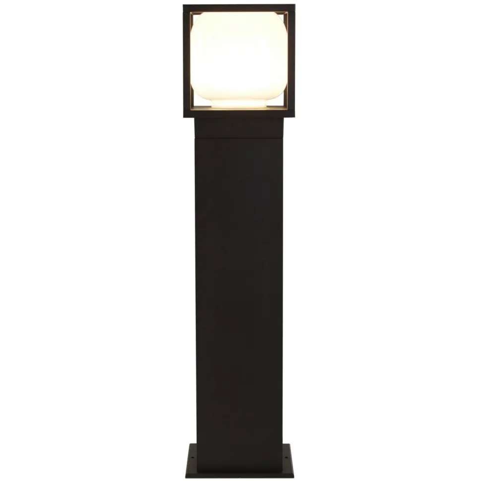 LED Pollerleuchte 65 cm IP54 Schwarz Weiß 3000 K 746 lm