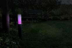 LED Pollerleuchte Aluminium RGB H:59 cm IP44 500 lm