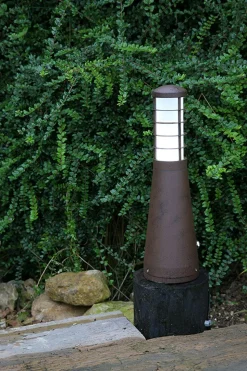 LED Pollerleuchte 37cm IP54 Terrasse Haus Aluminium