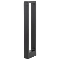 LED Pollerleuchte Metall 60 cm hoch IP54 Schwarz 480 lm