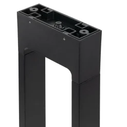 LED Pollerleuchte Metall 60 cm hoch IP54 Schwarz 480 lm