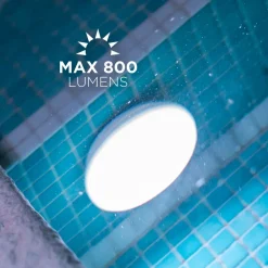 LED Poolleuchte ohne Bohren Farbwechsel dimmbar IP68 Ø 12 cm