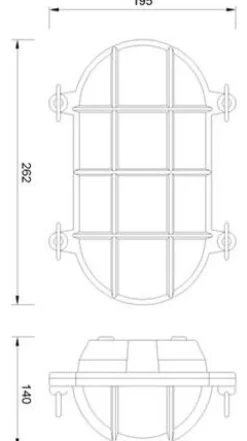 LED Schiffslampe echtes Messing Maritim IP54