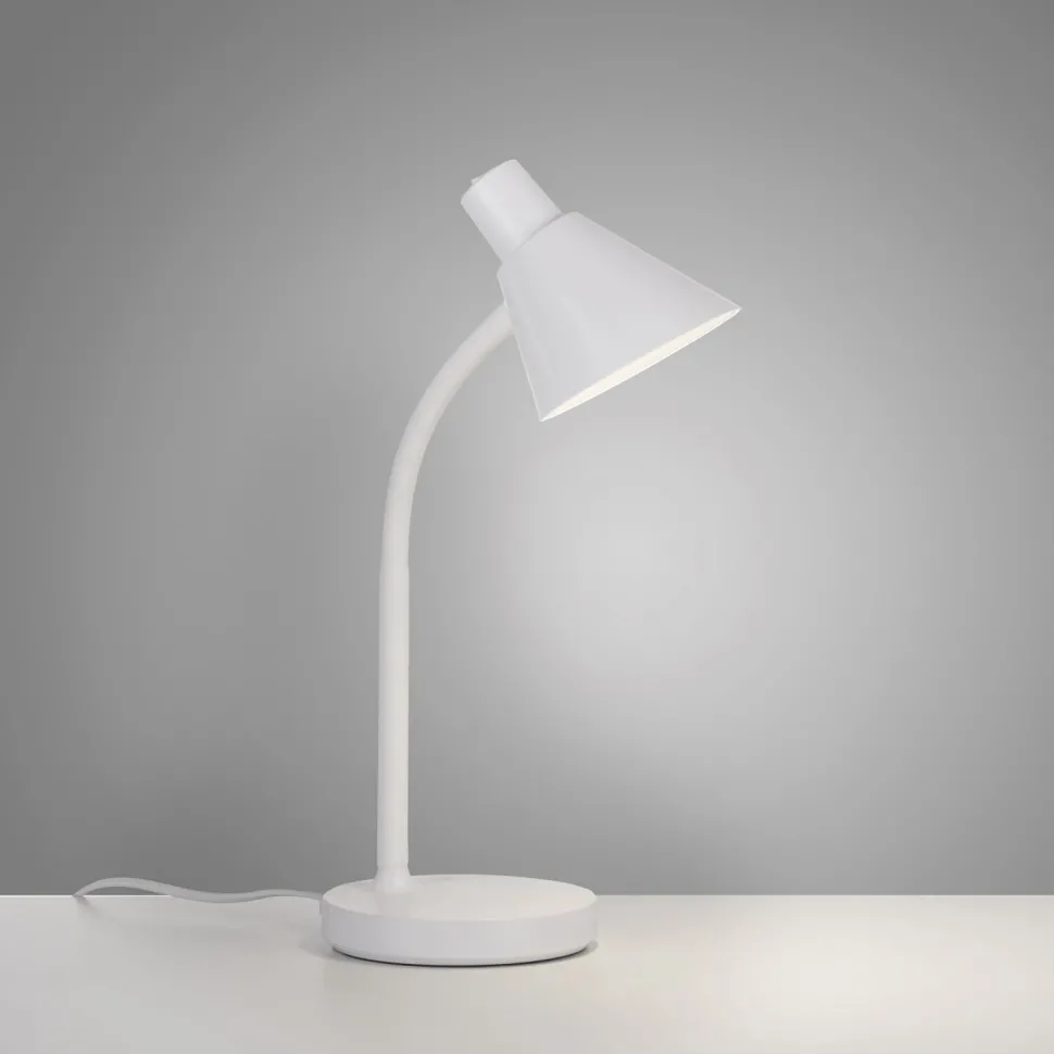 LED SchreibTischlampe Metall 38 cm Weiß 600 lm Modern