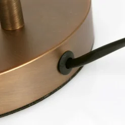 LED Schreibtischlampe Metall Glas 46 cm 10 W dimmbar