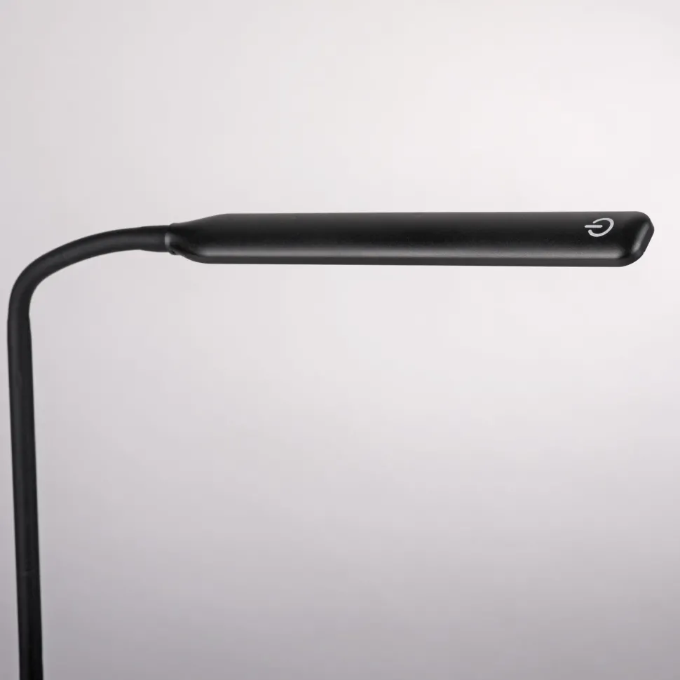 LED SchreibTischlampe Schwarz Touch 64 cm 6 W flexibel