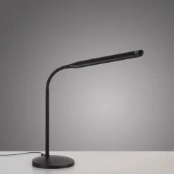 LED SchreibTischlampe Schwarz Touch 64 cm 6 W flexibel