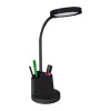 LED Schreibtischlampe Touch Dimmer Stiftehalter Flexarm 55,5 cm