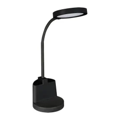 LED Schreibtischlampe Touch Dimmer Stiftehalter Flexarm 55,5 cm