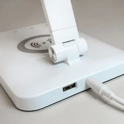 LED SchreibTischlampe Weiß Touch 61,5 cm 5 W flexibel