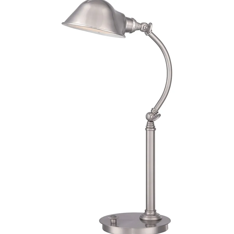 LED Schreibtischleuchte dimmbar Metall 53cm verstellbar