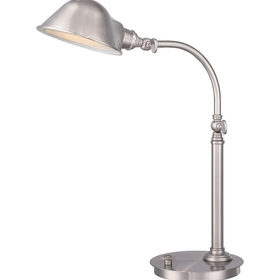 LED Schreibtischleuchte dimmbar Metall 53cm verstellbar