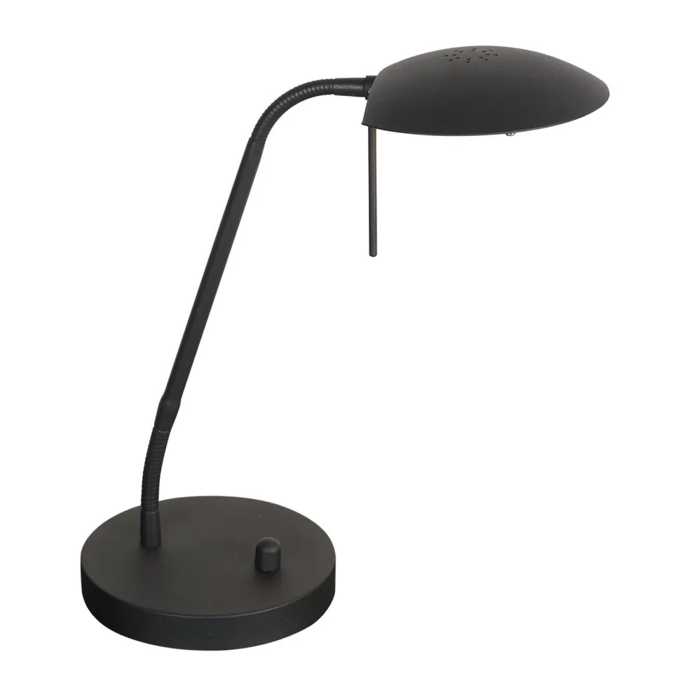 LED Schreibtischleuchte dimmbar Schwarz 46 cm 2700 K