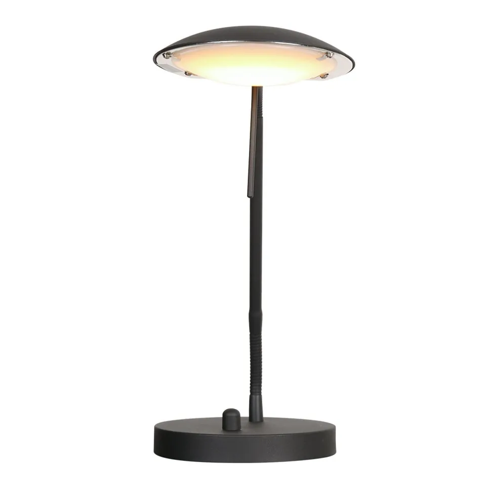 LED Schreibtischleuchte dimmbar Schwarz 46 cm 2700 K