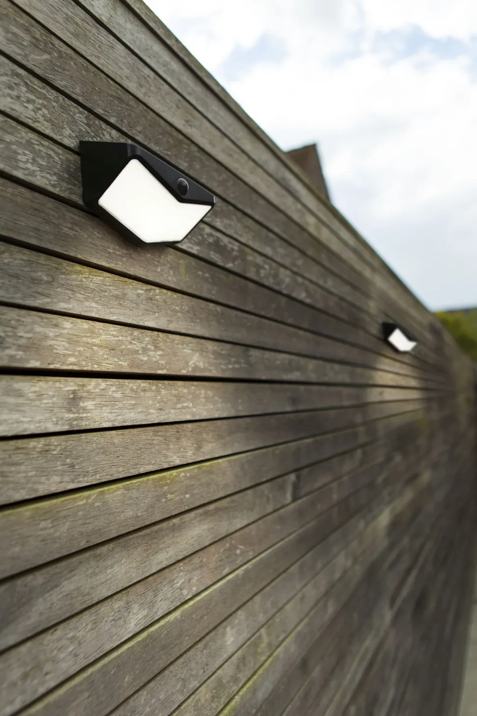 LED Solar Außenlampe Bewegungsmelder dimmbar IP44 4 W