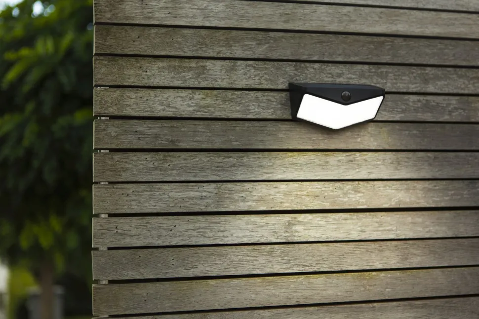 LED Solar Außenlampe Bewegungsmelder dimmbar IP44 4 W