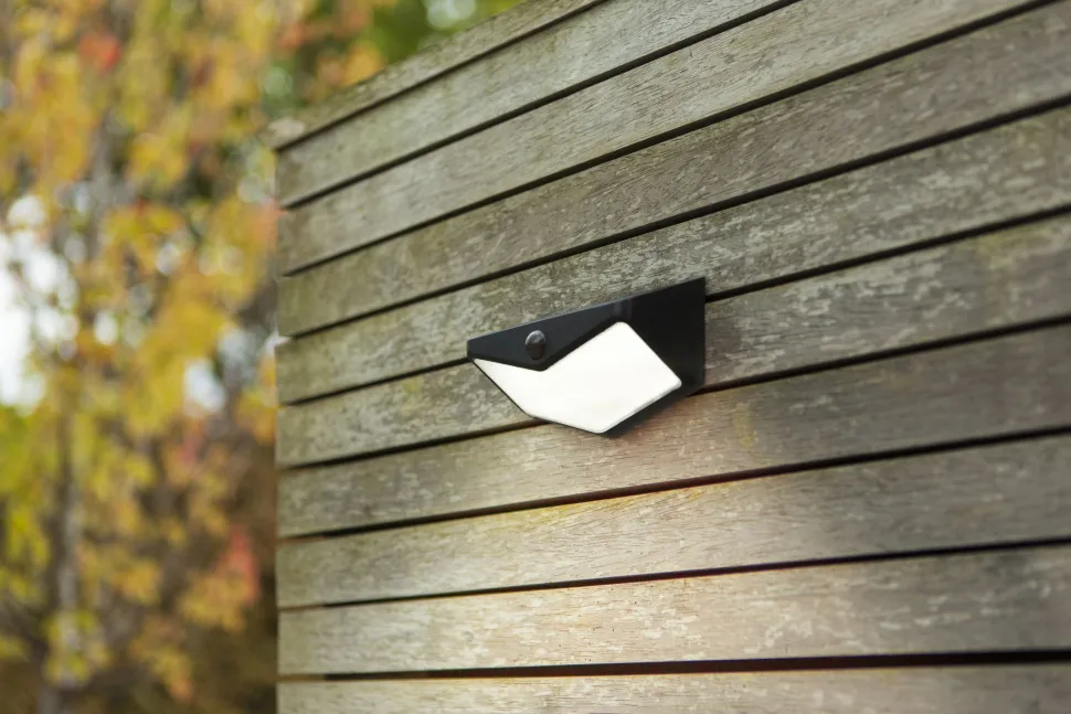 LED Solar Außenlampe Bewegungsmelder dimmbar IP44 4 W