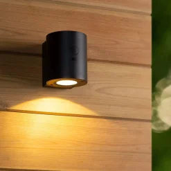 LED Solar Außenlampe Sensor Aluminium 3150 K dimmbar