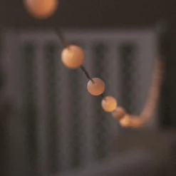 LED Solar Außenlichterkette 1800 K IP44 1 m lang