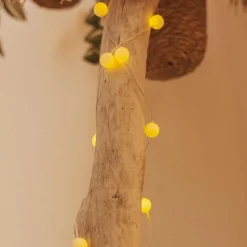 LED Solar Außenlichterkette 1800 K IP44 1 m lang