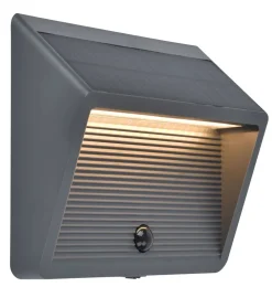 LED Solar Außenwandlampe Bewegungsmelder IP44 900 lm