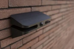 LED Solar Außenwandlampe mit Bewegungsmelder IP54 9 W