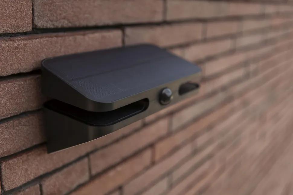 LED Solar Außenwandlampe mit Bewegungsmelder IP54 9 W