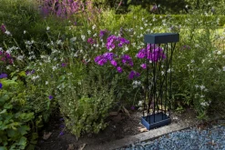 LED Solar Erdspießstrahler Schwarz Metall H:60 cm IP54