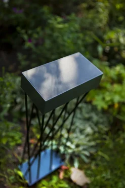 LED Solar Erdspießstrahler Schwarz Metall H:60 cm IP54