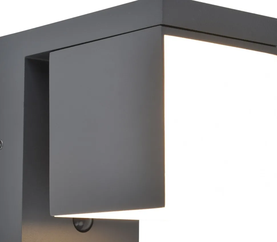 LED Solar Wandleuchte Bewegungsmelder IP54 H:13,5 cm