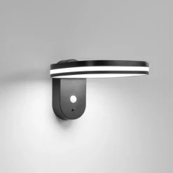 LED Solar Wandspot mit Bewegungsmelder 6 W verstellbar