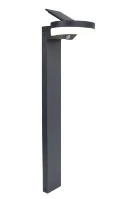 LED Solar Wegeleuchte Sensor Anthrazit IP54 12 W 74 cm